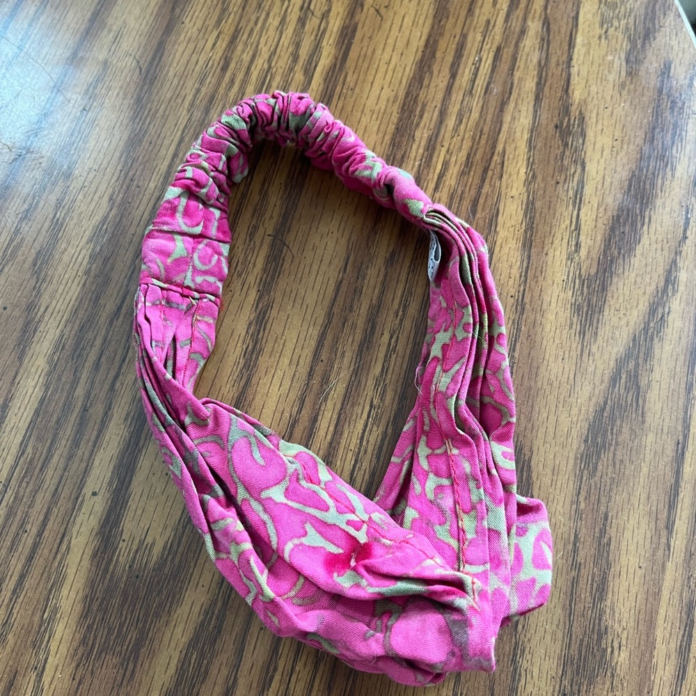 Pink Patterned Headband